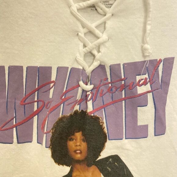 Customized EUC Whitney Houston T-shirt. Size XL - Picture 3 of 6